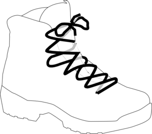 299x264 Hiker Drawing Free Download On Kathleenhalme - Hiking Boot Sketch