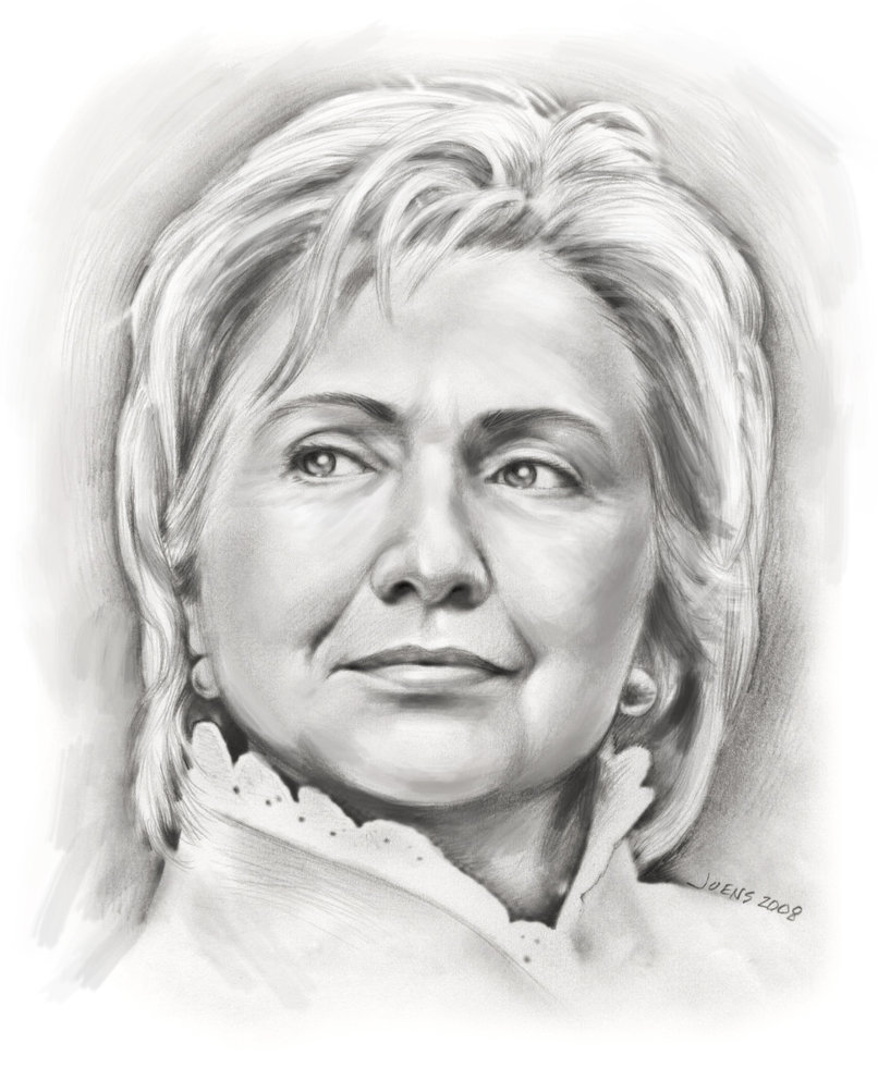 806x992 Hillary Clinton - Hillary Clinton Sketch