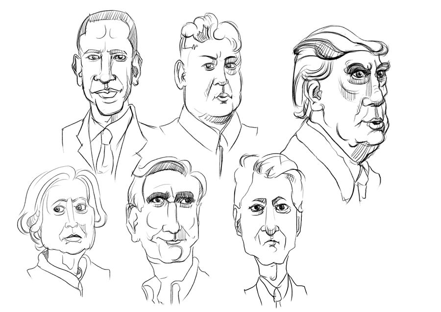 900x636 Entry - Hillary Clinton Sketch