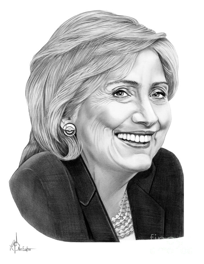 696x900 Hillary Clinton Drawing Image Drawing Skill - Hillary Sketch