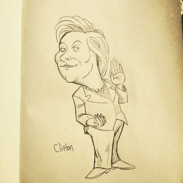 640x640 Sketch Hillary Clinton Gem Entertainment Medium - Hillary Sketch