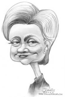 220x325 Csms Magazine Hillary Clinton Wants To Clinch The Nomination - Hillary Sketch