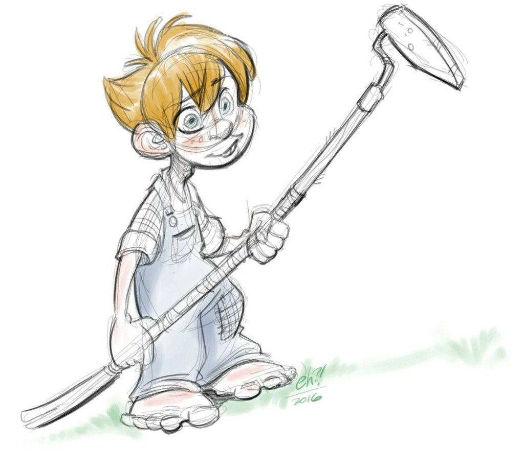 1024x922 Hillbilly Boy By On @ Testing - Hillbilly Sketches