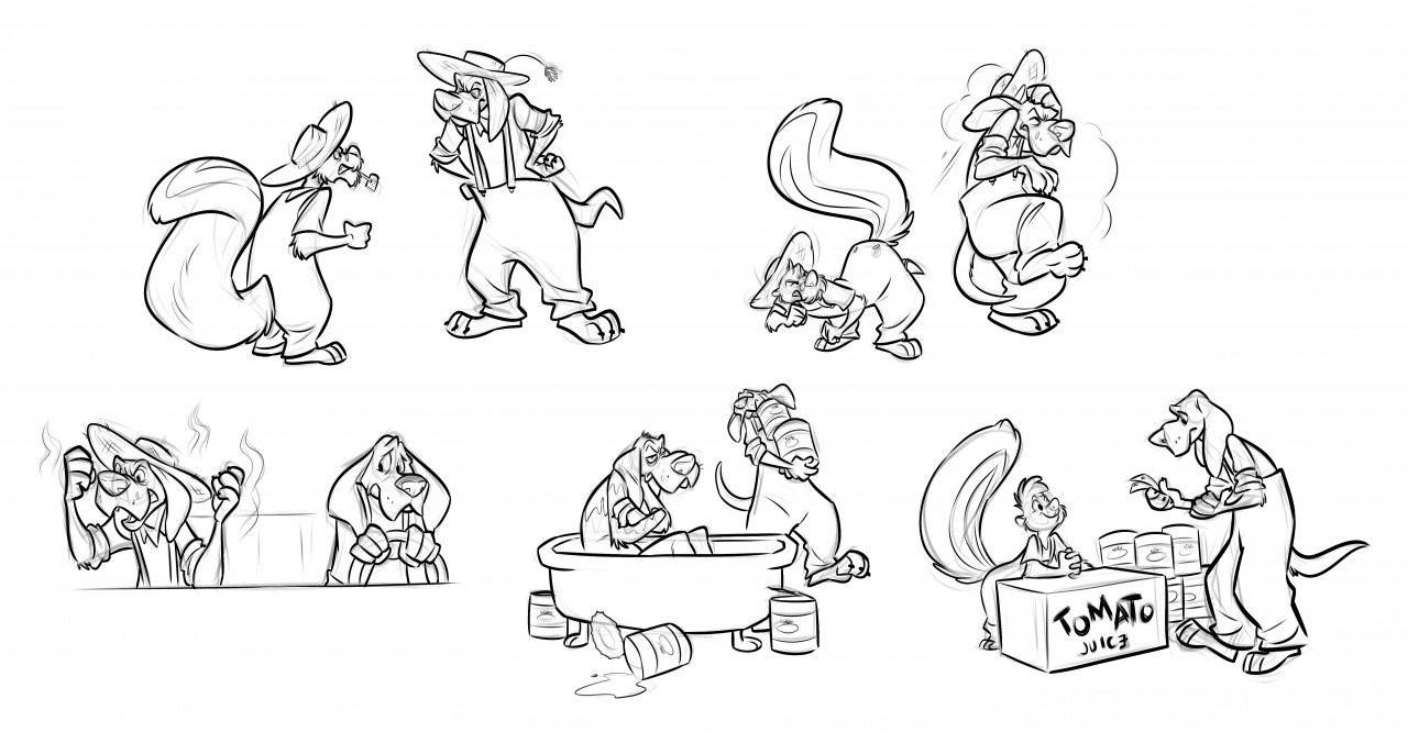 1280x666 Life Of A Hillbilly Hound Dog By Skunkbomb123 - Hillbilly Sketches
