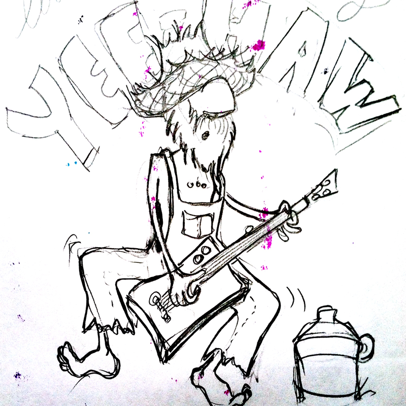 800x800 Happy 2015!!! (Better Late Than On The Trolley - Hillbilly Sketches