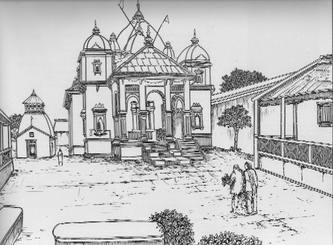658x484 Gangotri Temple In Himalaya Mandir - Himalaya Sketch