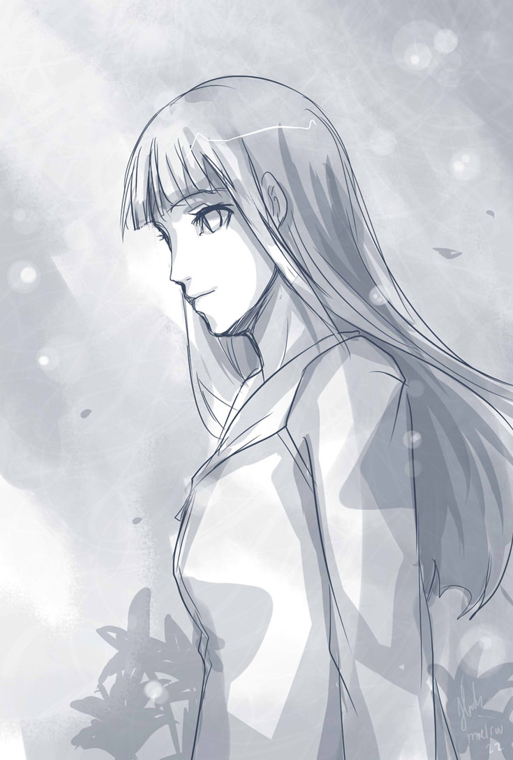 735x1088 Hinata Sketch By Melrw22 - Hinata Sketch