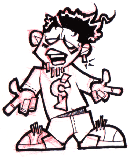 450x535 Graffiti Art Drawing Graffiti Hip Hop - Hip Hop Sketches