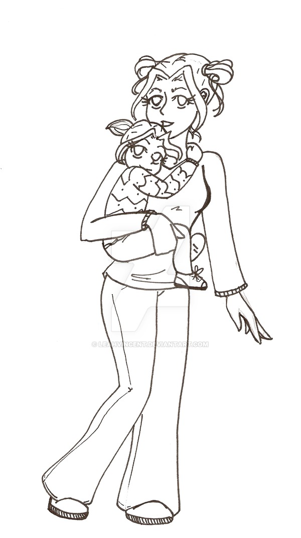 600x1071 Leah Hold Navi On Hip.sketch. By Calliechaos - Hip Sketch