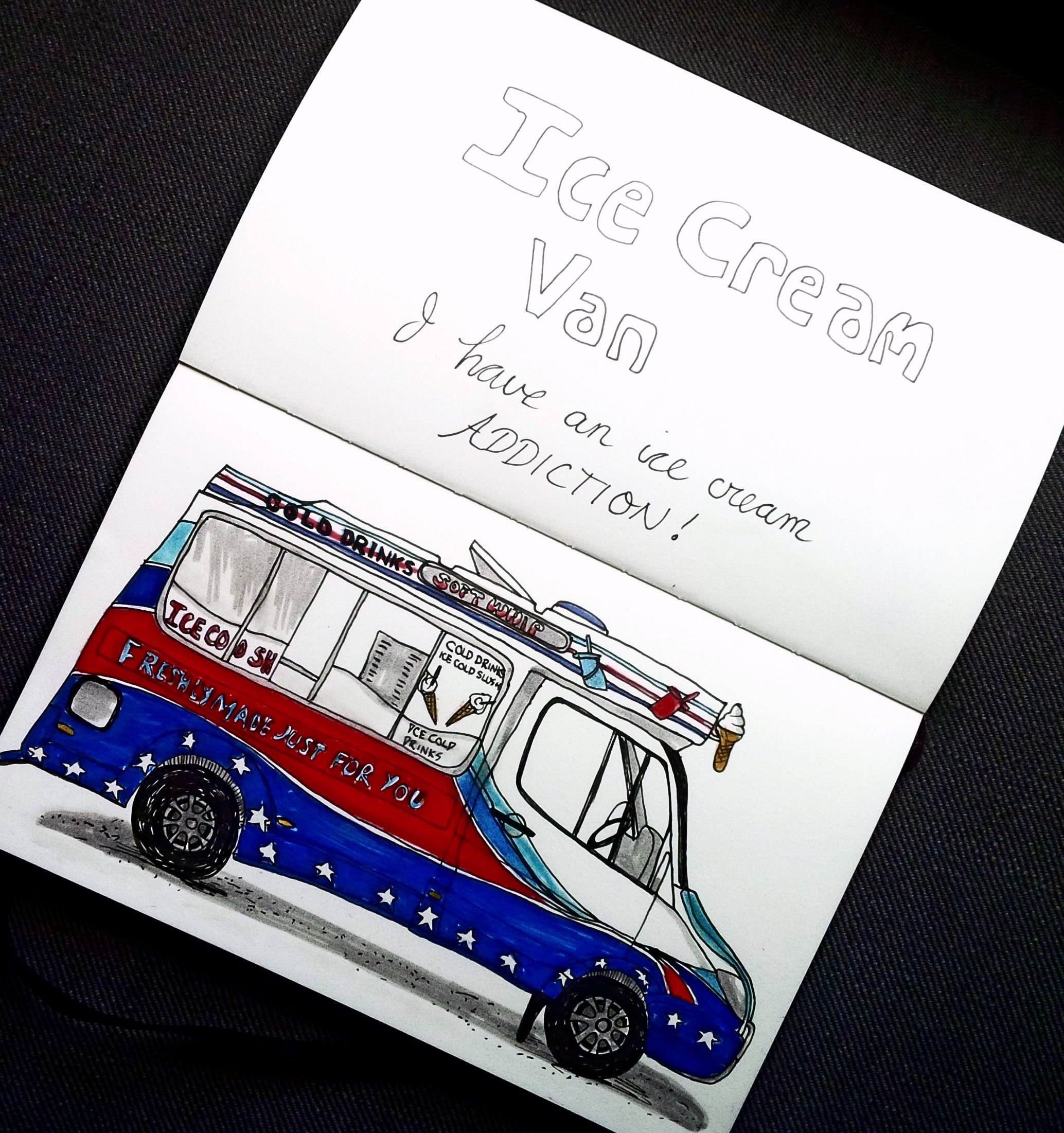 2068x2202 Sketch Of The Day No 165 Classic 1970s Vw Camper Van - Hippie Van Sketch