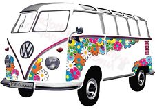 225x159 Vw T4 Transporter T Shirt - Hippie Van Sketch