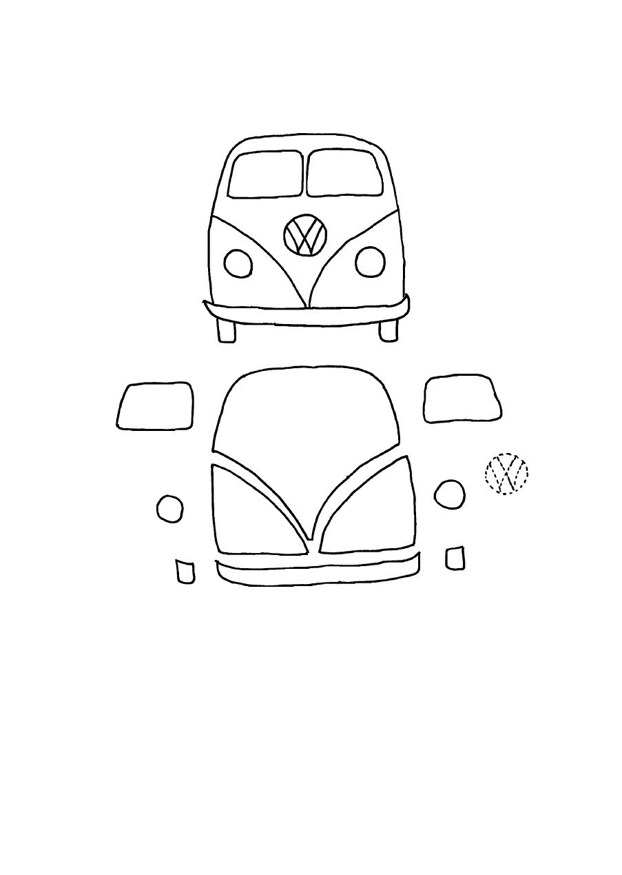 903x1269 The Geek In Me Wants This On A Shirt For The Children - Hippie Van Sketch