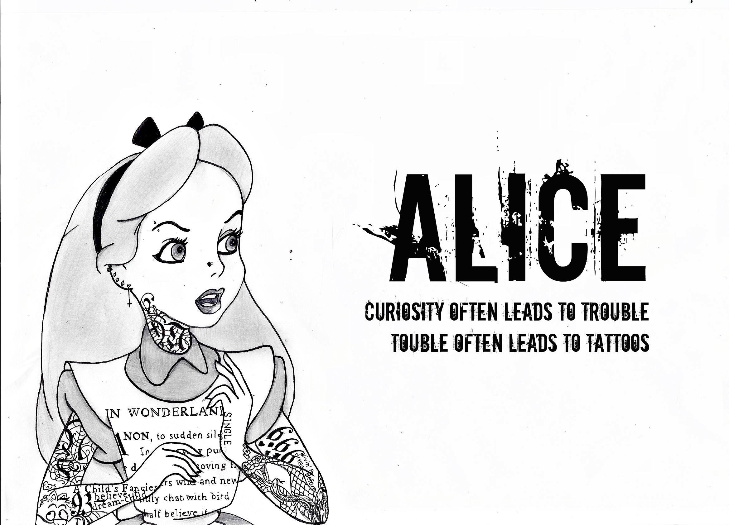 2338x1685 Hipster Alice Clicks And Sketches - Hipster Sketches