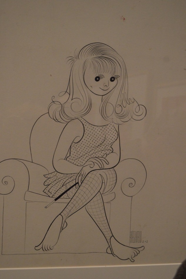 633x950 Al Hirschfeld And Celebrity Drawings Retrospective - Hirschfeld Sketch