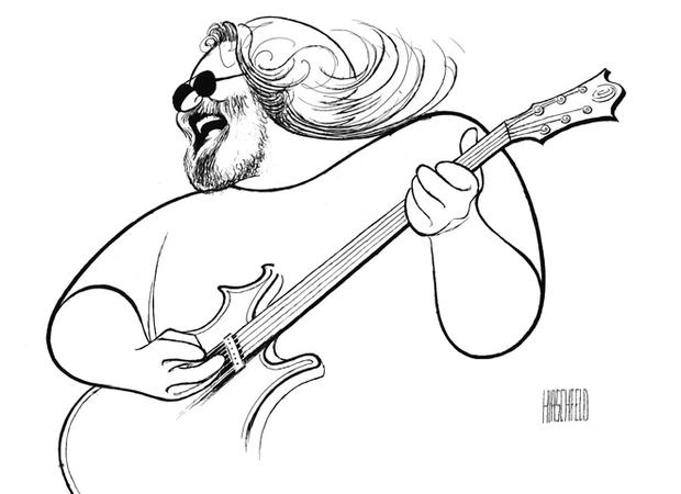 620x450 Jerry Garcia - Hirschfeld Sketch