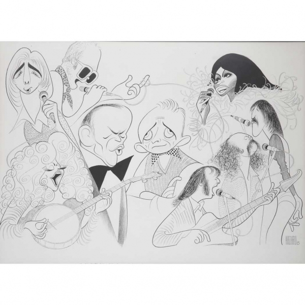 600x600 Photo Coverage Al Hirschfeld Drawings Up For Auction Amp More For - Hirschfeld Sketch