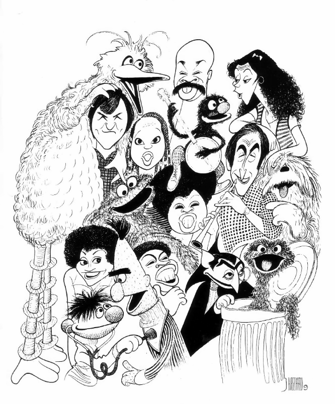 666x804 Al Hirschfeld Muppet Wiki Fandom Powered By Wikia - Hirschfeld Sketch