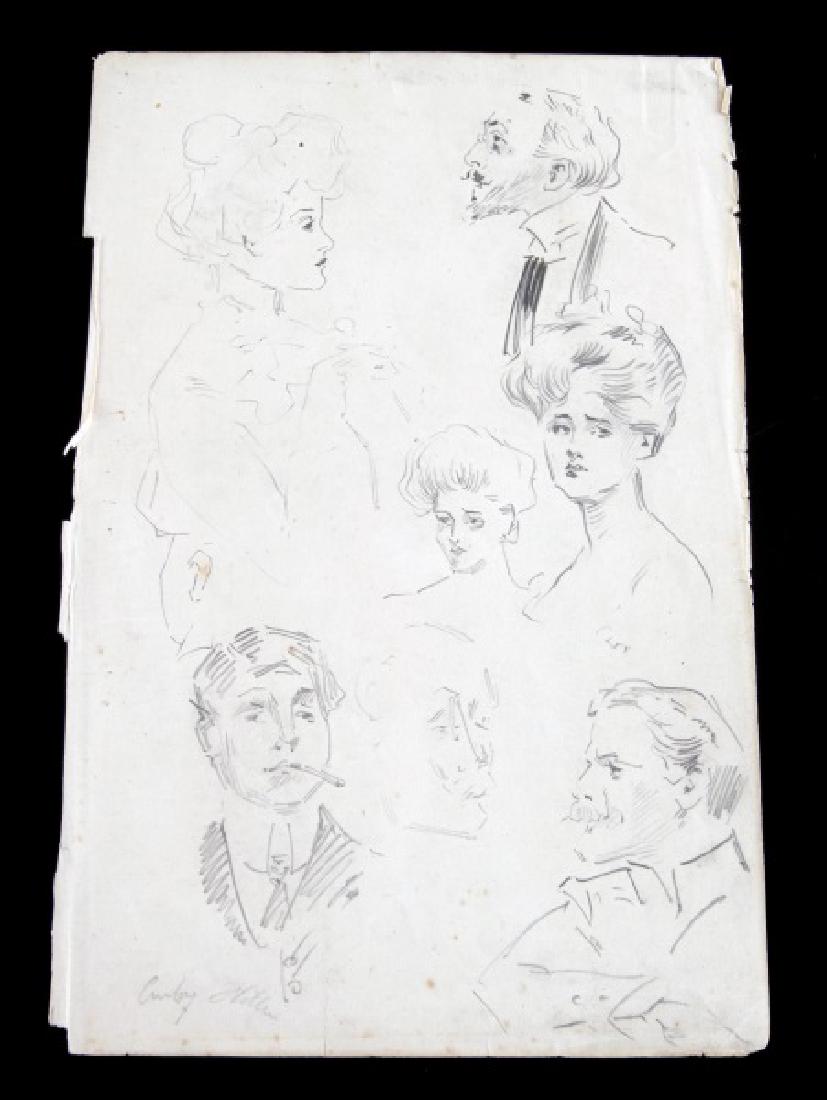 827x1100 Original Adolf Hitler Pencil Sketch W Boyle Coa - Hitler Sketch