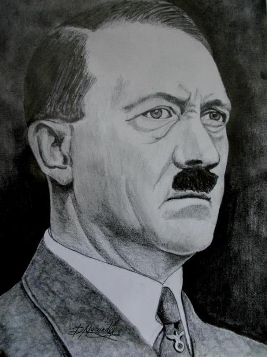 Hitler Sketch at PaintingValley.com | Explore collection of Hitler Sketch