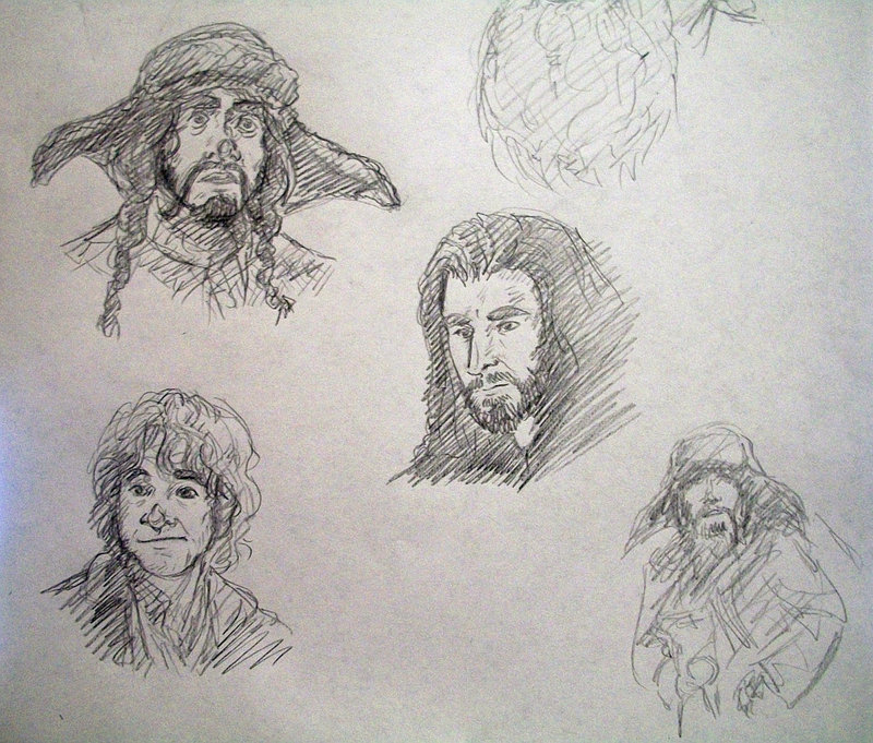 Hobbit Sketches at PaintingValley.com | Explore collection of Hobbit ...