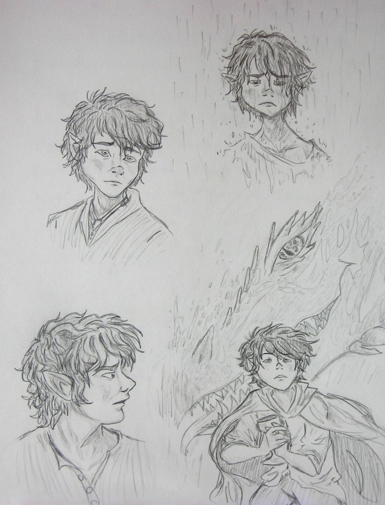 781x1024 Tolkien The Hobbit Sketches By Laryndawn - Hobbit Sketches