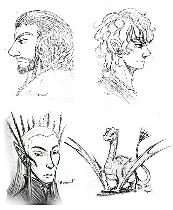 Hobbit Sketches At Paintingvalley.com 