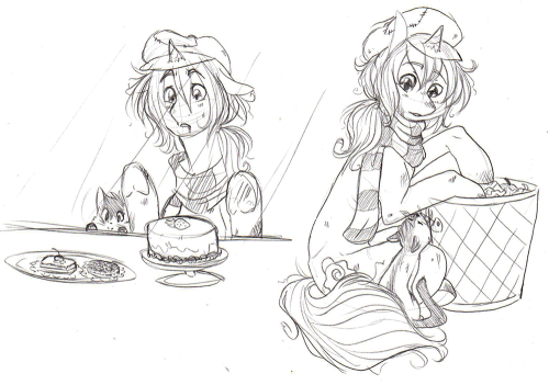 500x351 Hobo Pony Tumblr - Hobo Sketch