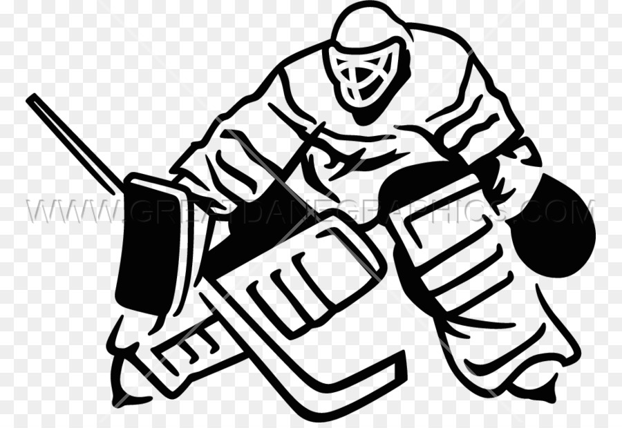 900x620 Hockey Clipart National ~ Frames ~ Illustrations ~ Hd Images - Hockey Goalie Sketch