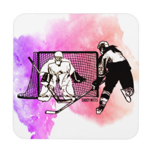 307x307 Hockey Net Drink Amp Beverage Coasters Zazzle - Hockey Net Sketch