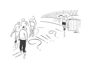 300x233 Ice Hockey Rink Drawings Fine Art America - Hockey Rink Sketch