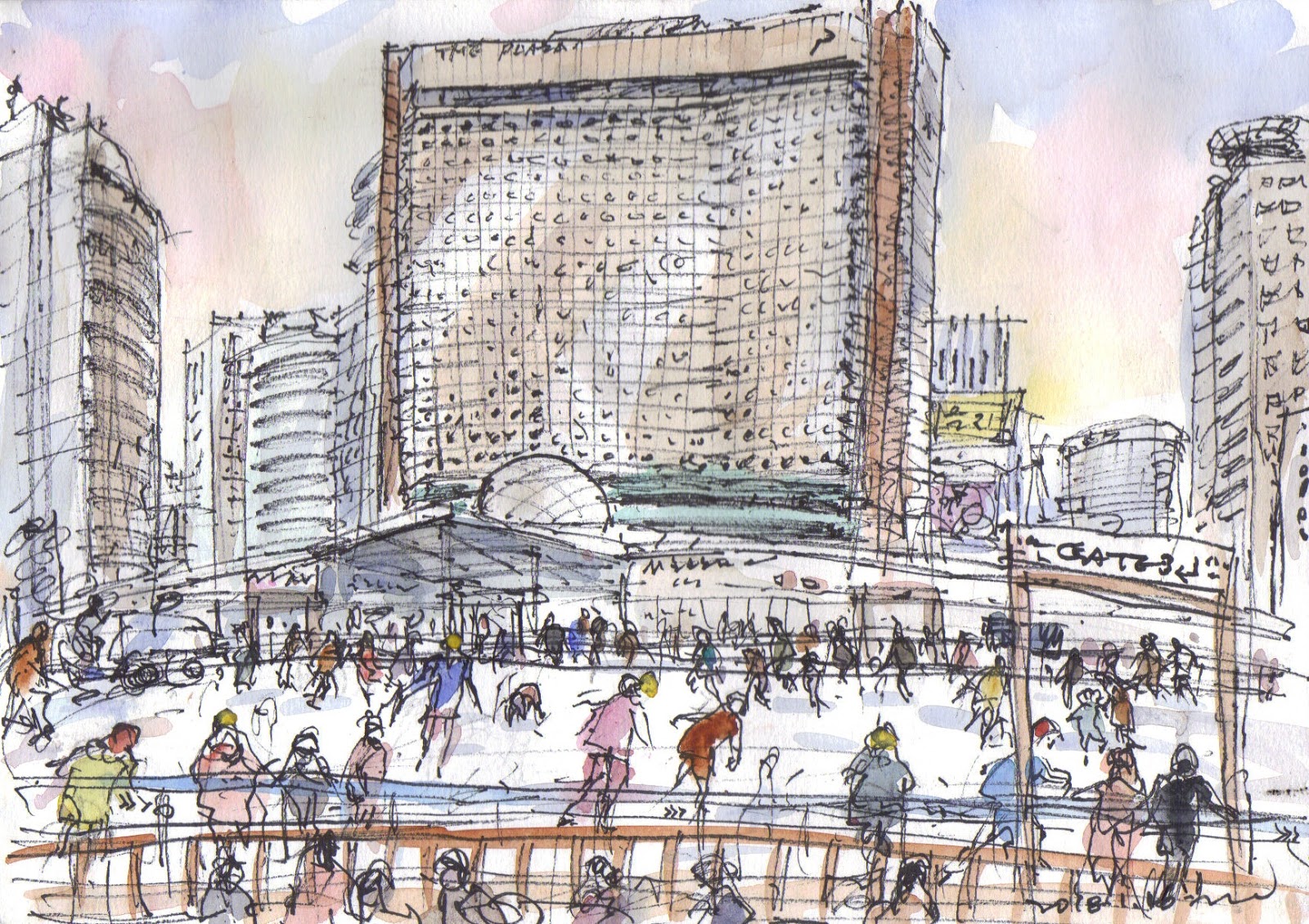 1600x1130 Sketches - Hockey Rink Sketch