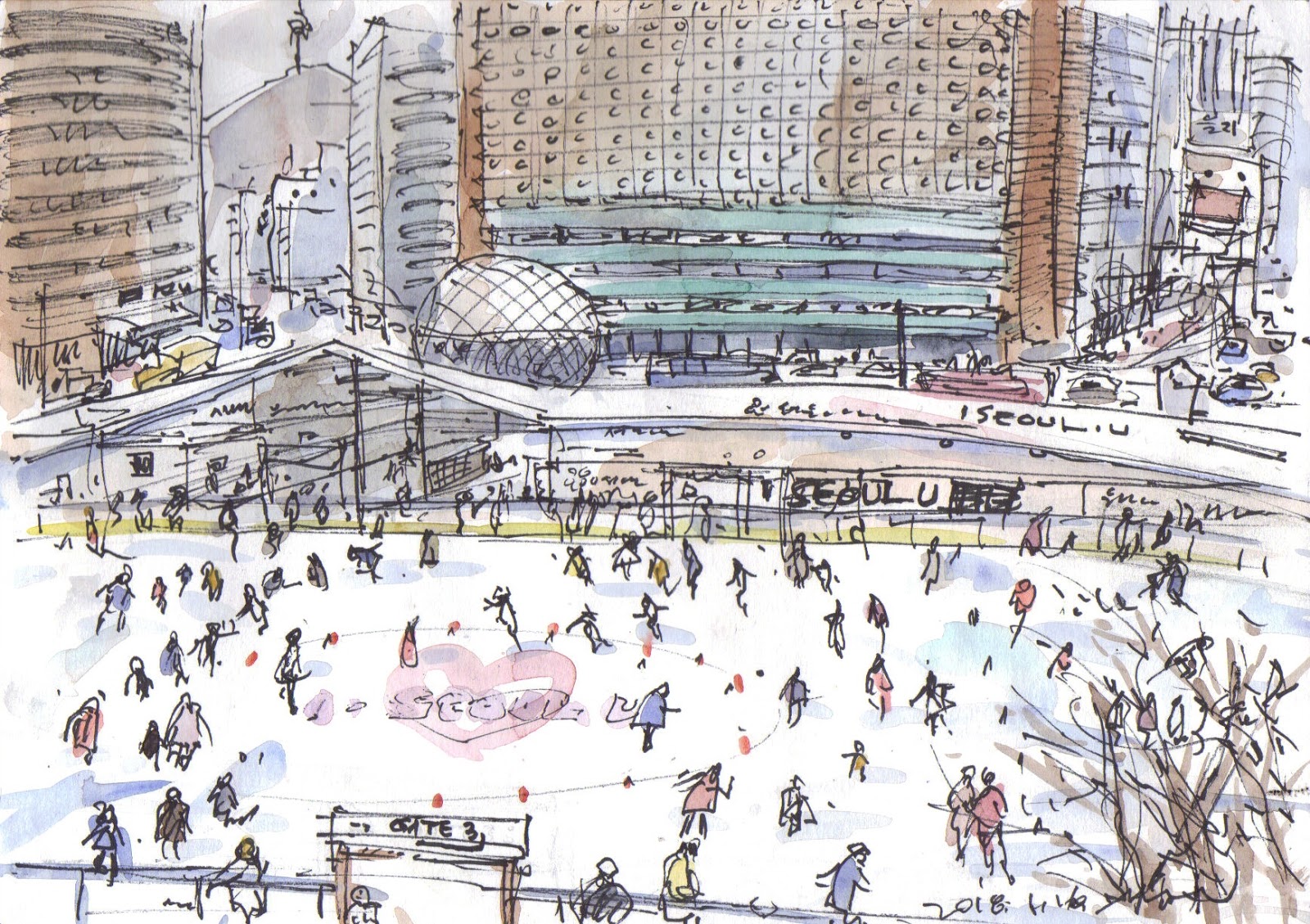 1600x1129 Archiartist Lee Sketches - Hockey Rink Sketch