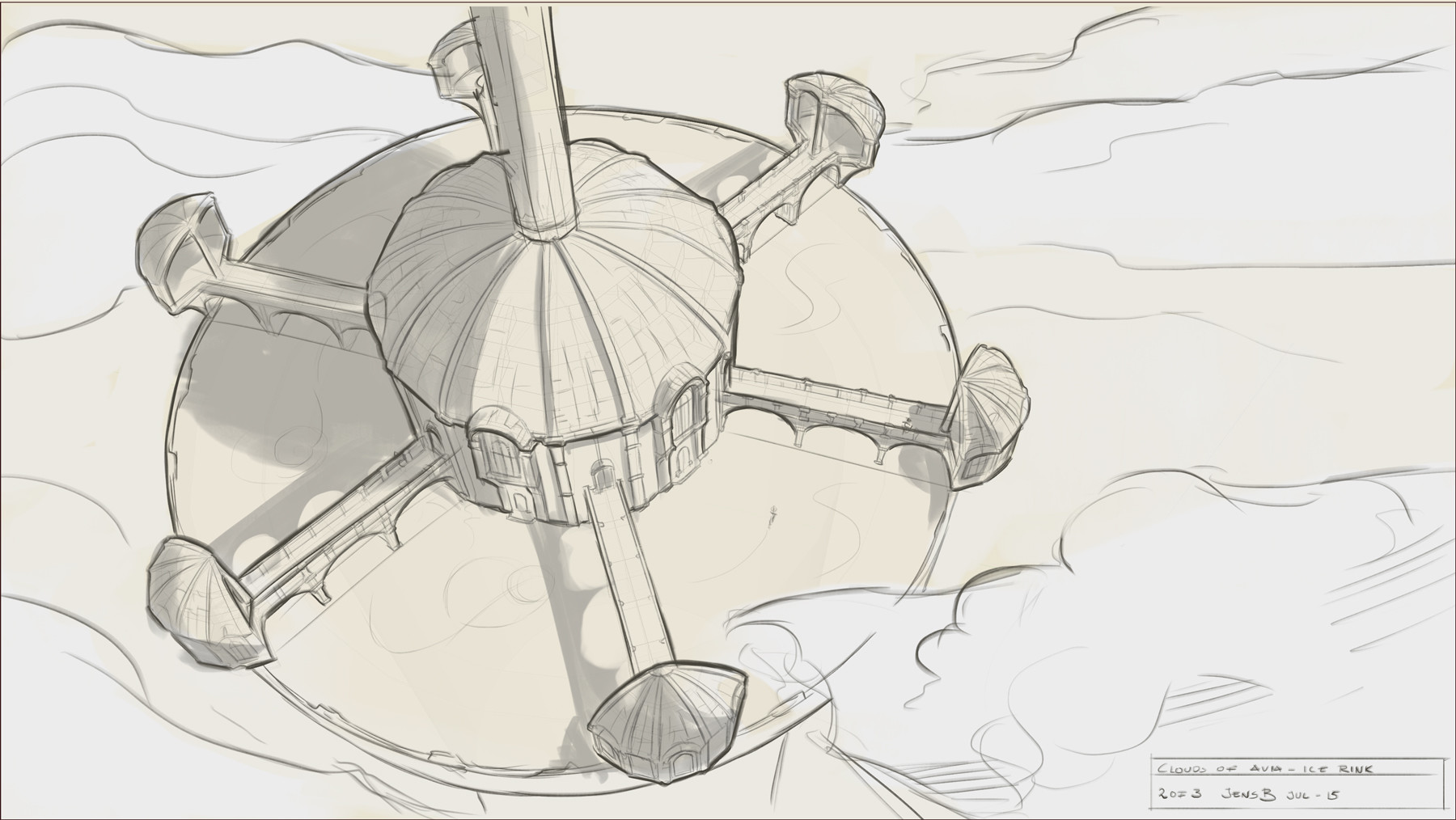 1800x1014 Artstation - Hockey Rink Sketch