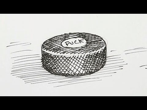 480x360 How To Draw A Hockey Puck Real Easy - Hockey Sketch