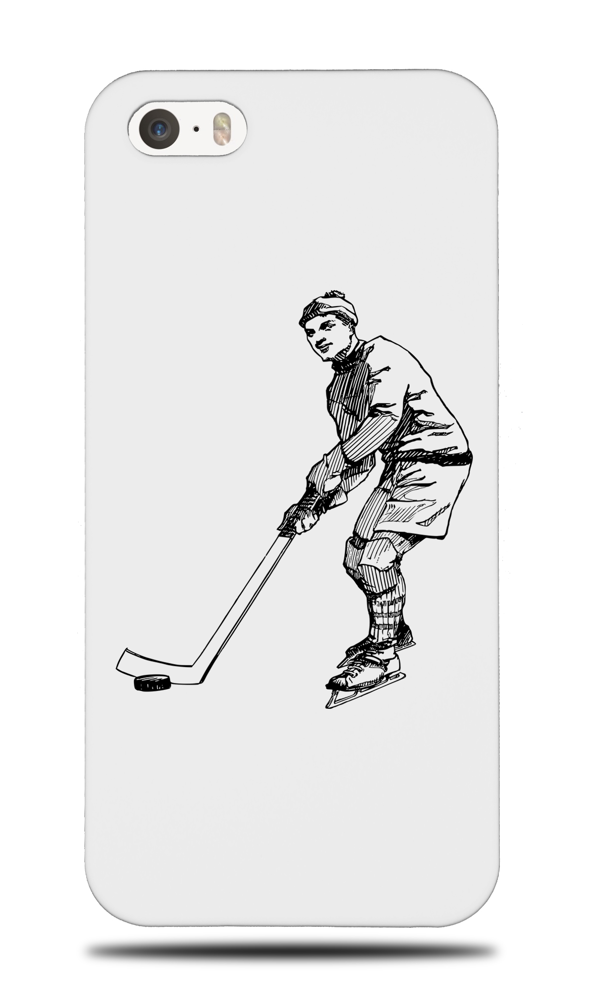 1200x2000 Ice Hockey Vintage Sketch 2 Hard Phone Case Cover For Apple Iphone - Hockey Sketch