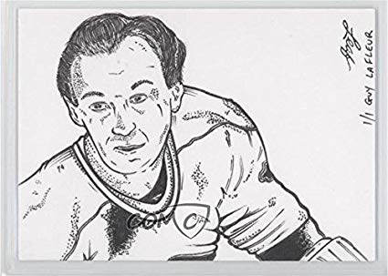 425x303 Guy Lafleur - Hockey Sketch