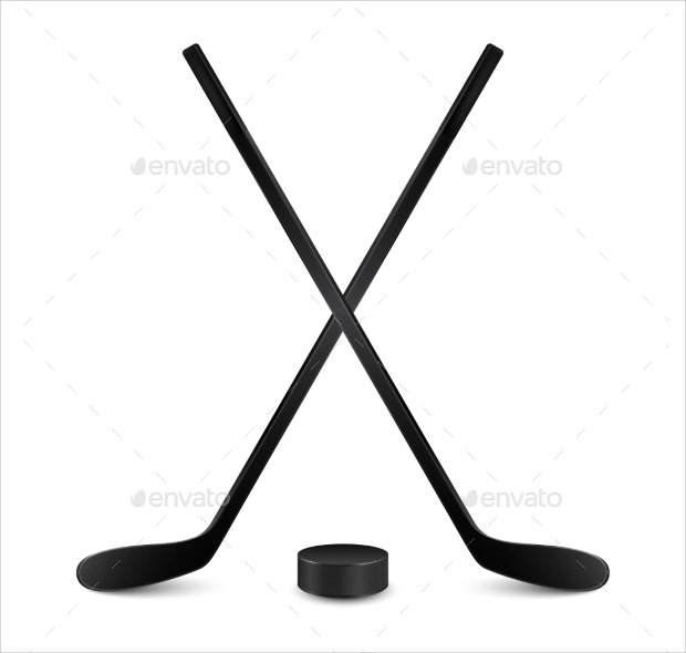 620x590 Hockey Clipart Criss Crossed ~ Frames ~ Illustrations ~ Hd Images - Hockey Stick Sketch