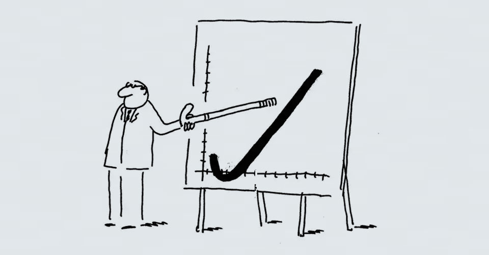 960x500 The New Book On How To Beat The Odds With A Bold Strategy Mckinsey - Hockey Stick Sketch