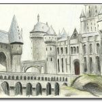 150x150 Sketch Of Hermione Granger Best Drawing Book - Hogwarts Castle Sketch
