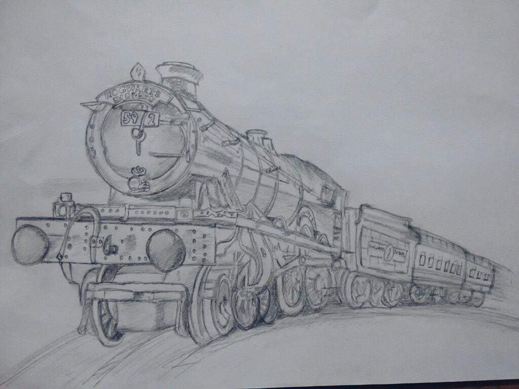 1024x768 Back To Hogwarts - Hogwarts Sketch