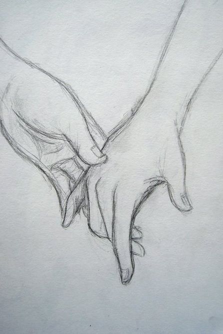 446x667 Drawing Of Holding Hands...awwwwww Draw In 2018 - Holding Hands Sketch
