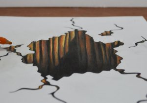 300x210 3d Hole Drawing On Paper 3d Art Sketch Easy 3d Drawing Hole - Hole Sketch