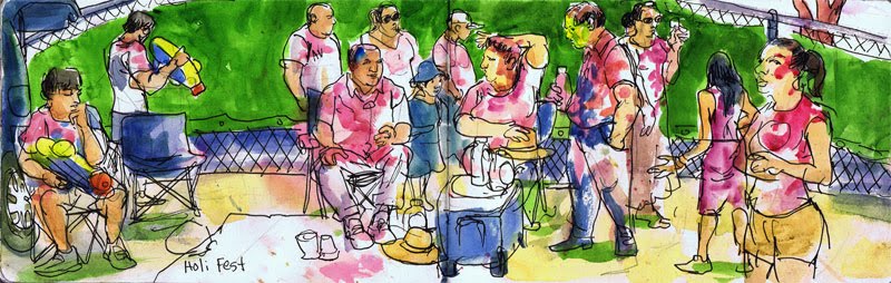 800x254 Analog Artist Digital World Holi Fest - Holi Sketch