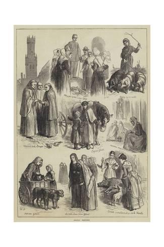 325x488 Holiday Sketches Giclee Print By Ebenezer Newman Downard - Holiday Sketches