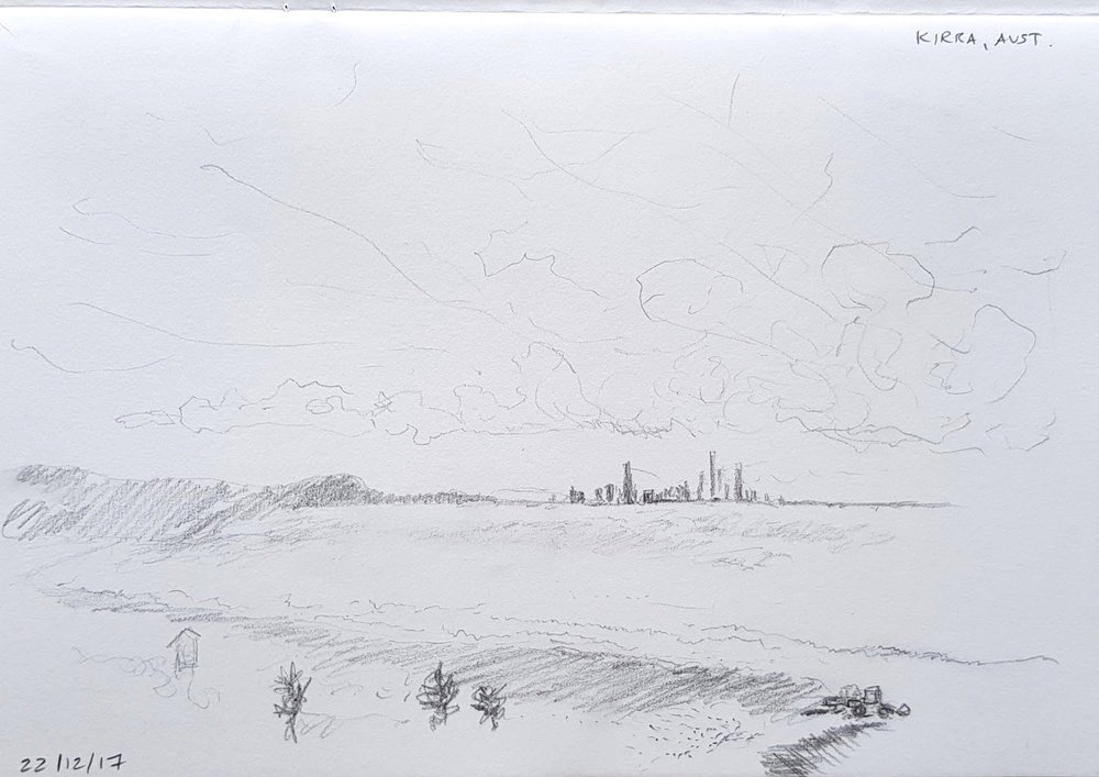 1000x707 Holiday Sketches Gold Coast Australia Jennifer Lim Artist - Holiday Sketches