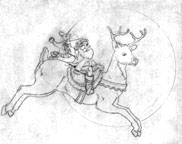 182x144 Santa Sketches - Holiday Sketches