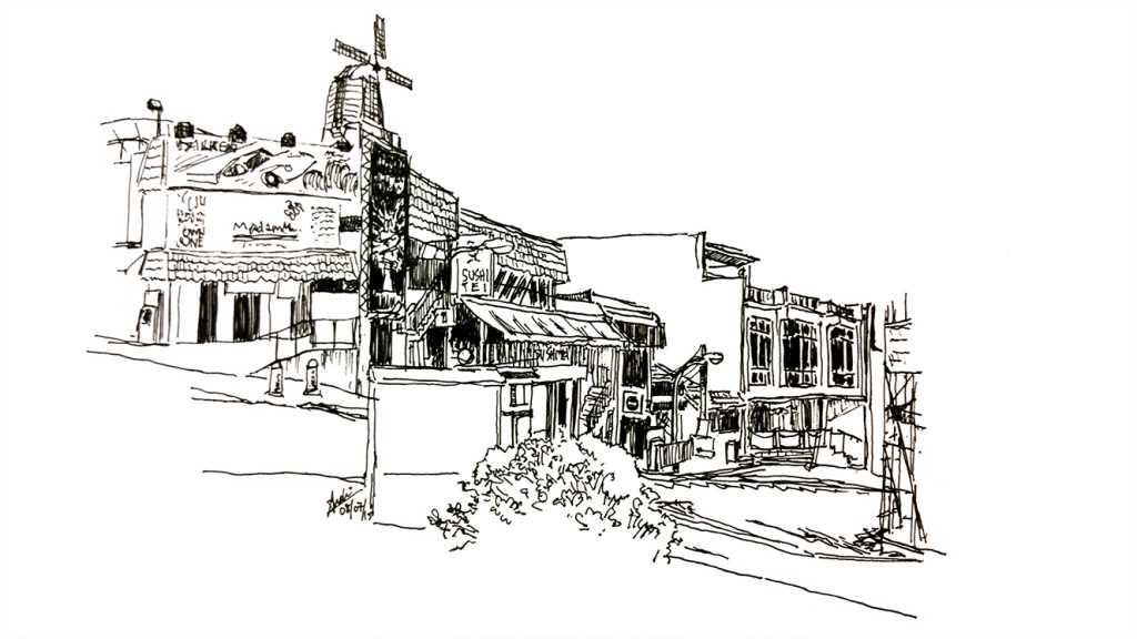1024x576 Drawing Exercise 2015 Holland Village Ahmad Al Mahir - Holland Sketch