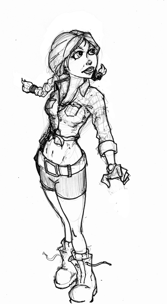 648x1174 Holly Sketch By Pencilbags - Holly Sketch