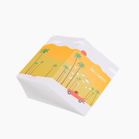 480x480 Hollywood Sign Card Poketo - Hollywood Sign Sketch