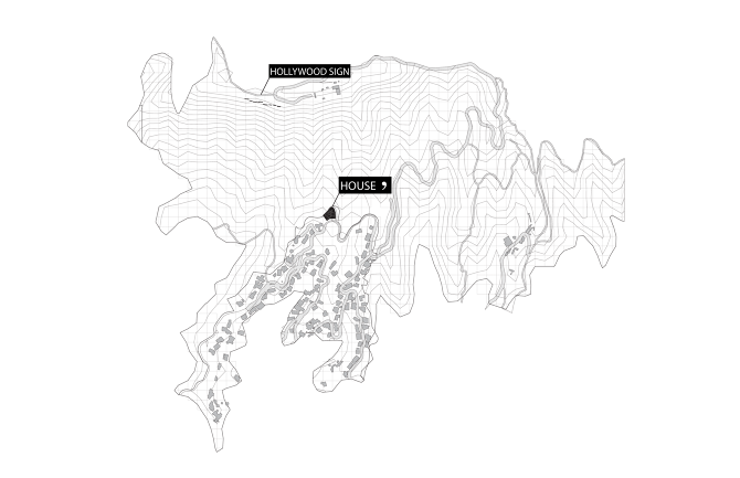 670x433 House - Hollywood Sign Sketch